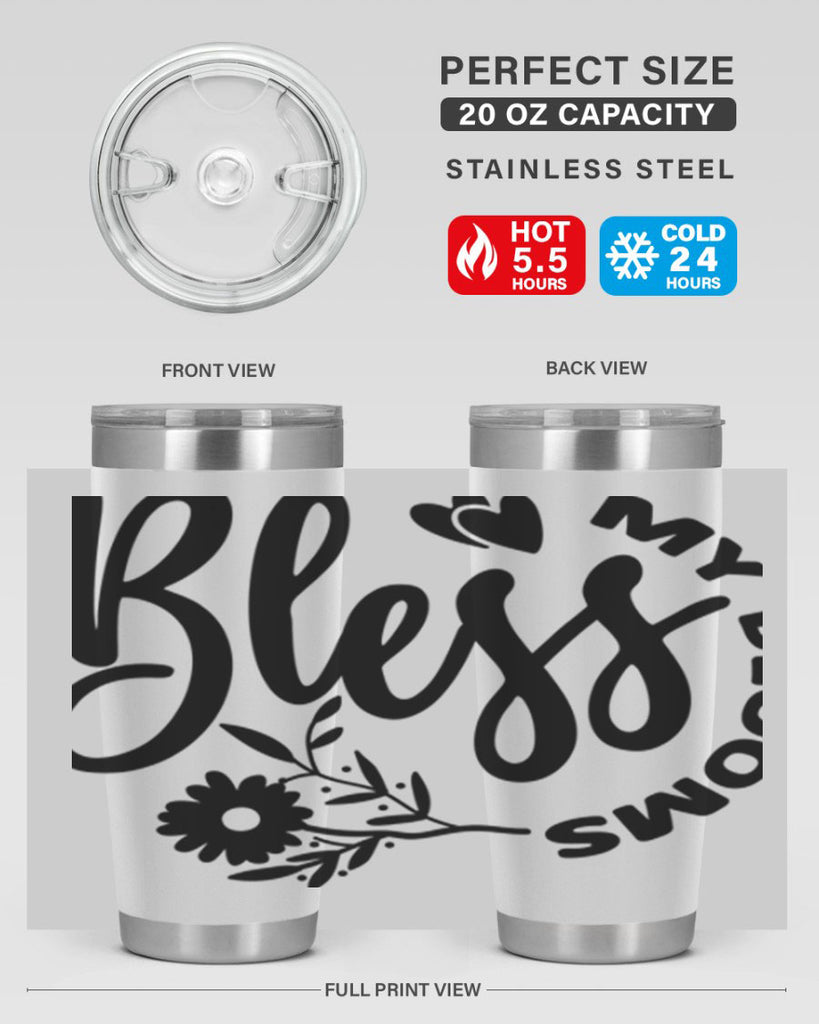 Bless My Blooms47#- spring- Tumbler