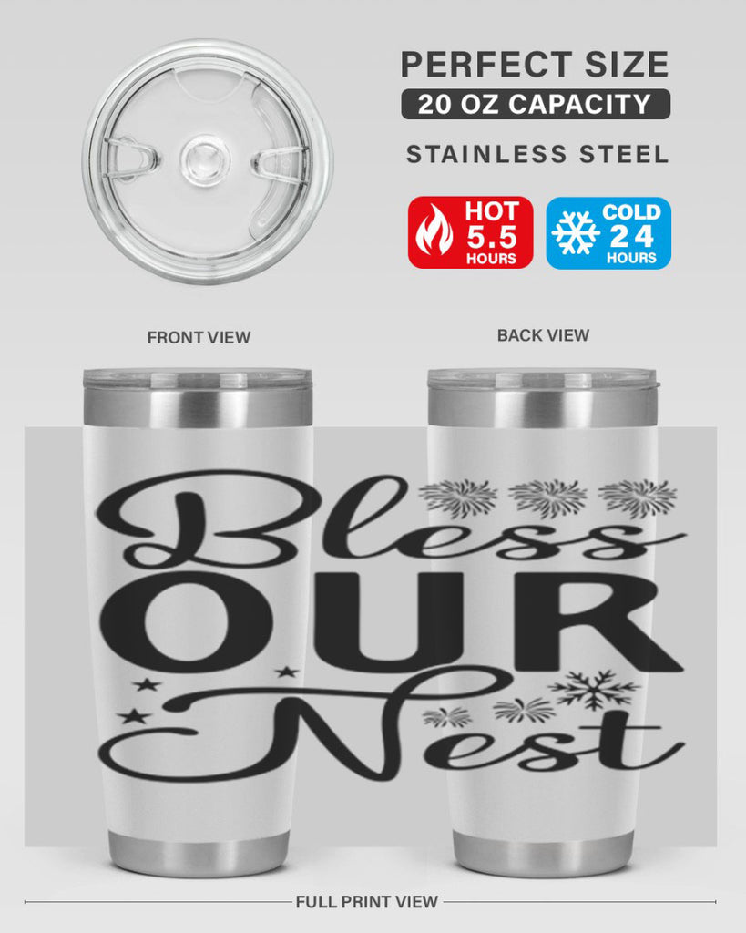 Bless Our Nest 51#- spring- Tumbler
