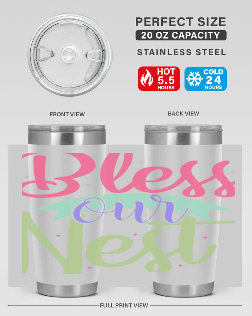Bless our nest 49#- spring- Tumbler