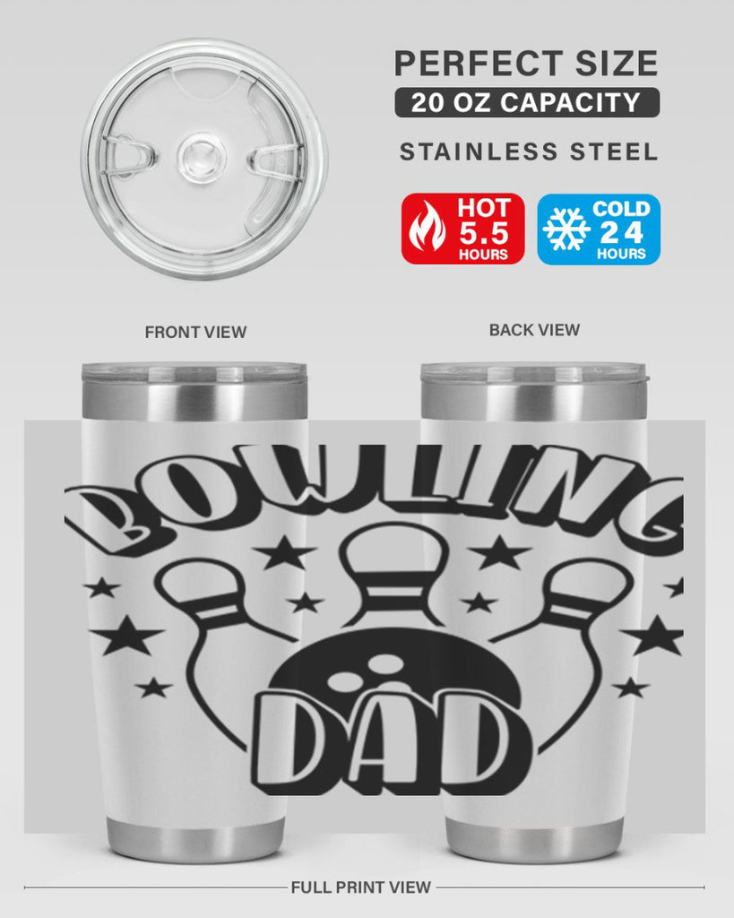 Bowling dad 1406#- bowlig- Tumbler
