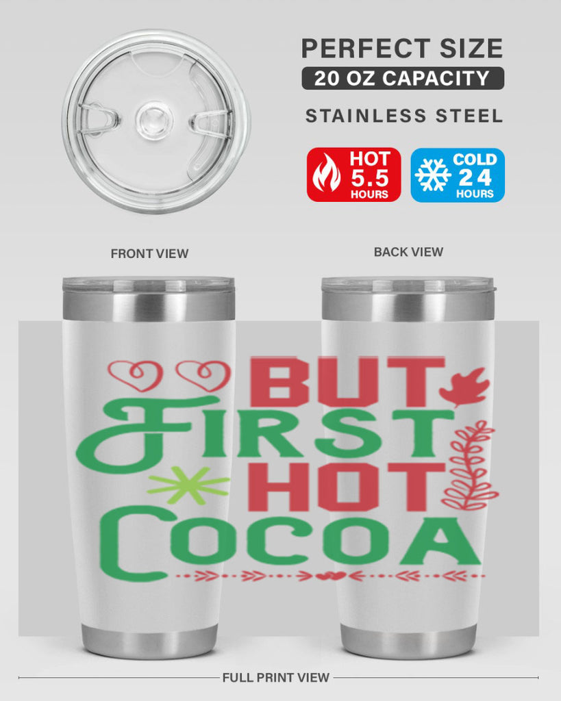 But First Hot Cocoa 32#- winter- Tumbler