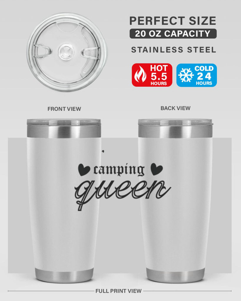 Camping queen 143#- zodiac- Tumbler