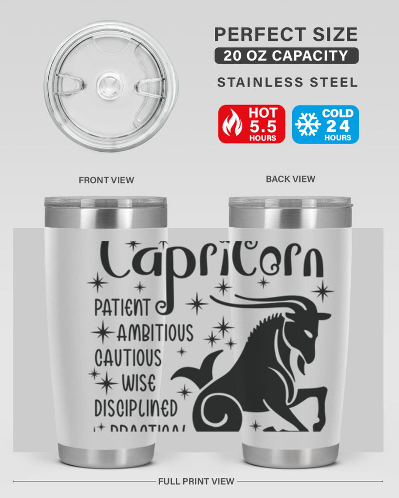Capricorn 182#- zodiac- Tumbler