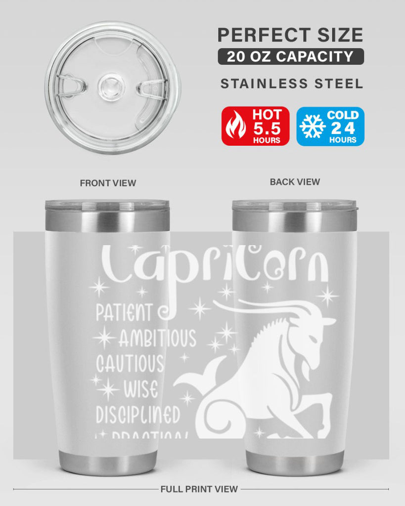 Capricorn 186#- zodiac- Tumbler