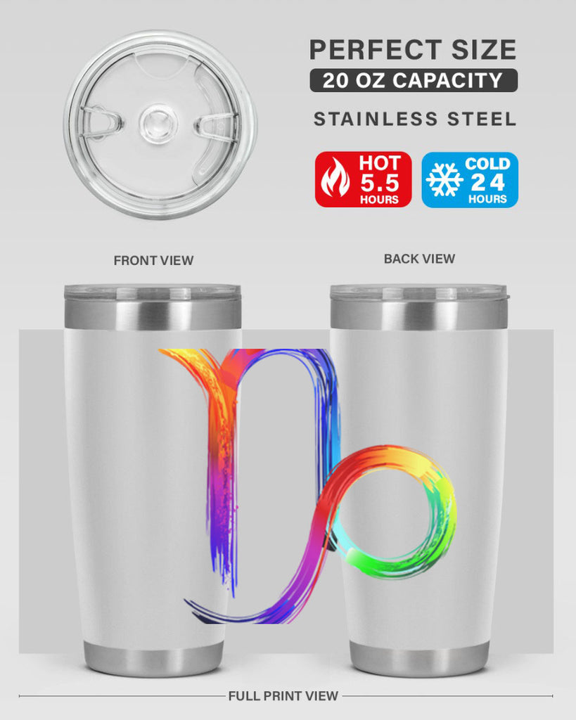 Capricorn 187#- zodiac- Tumbler