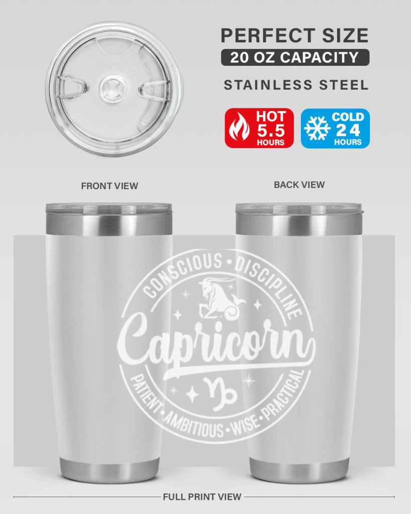 Capricorn 191#- zodiac- Tumbler
