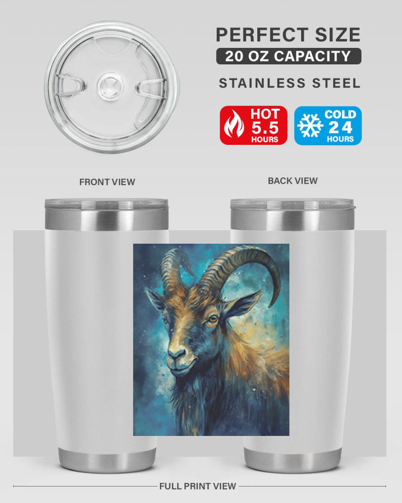 Capricorn 37#- zodiac- Tumbler