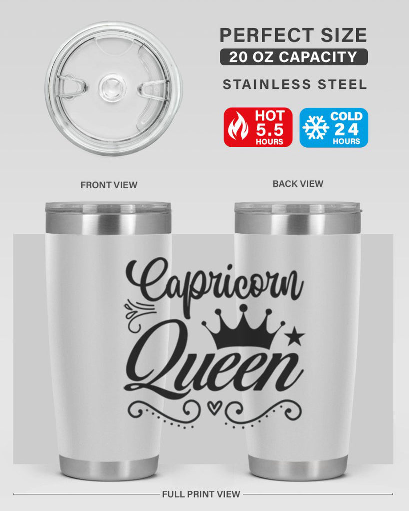 Capricorn queen 196#- zodiac- Tumbler