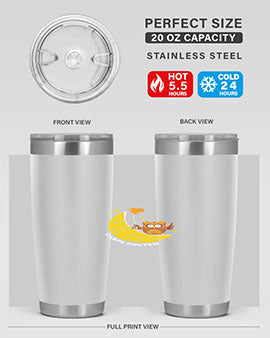 Carpe Noctem Moon Stars Owl A TurtleRabbit 1#- owl- Tumblers