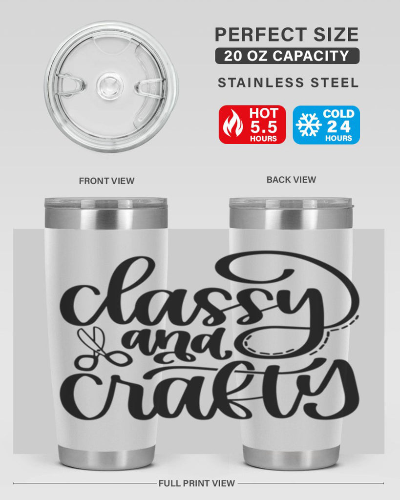 Classy And Crafty 43#- crafting- Tumbler