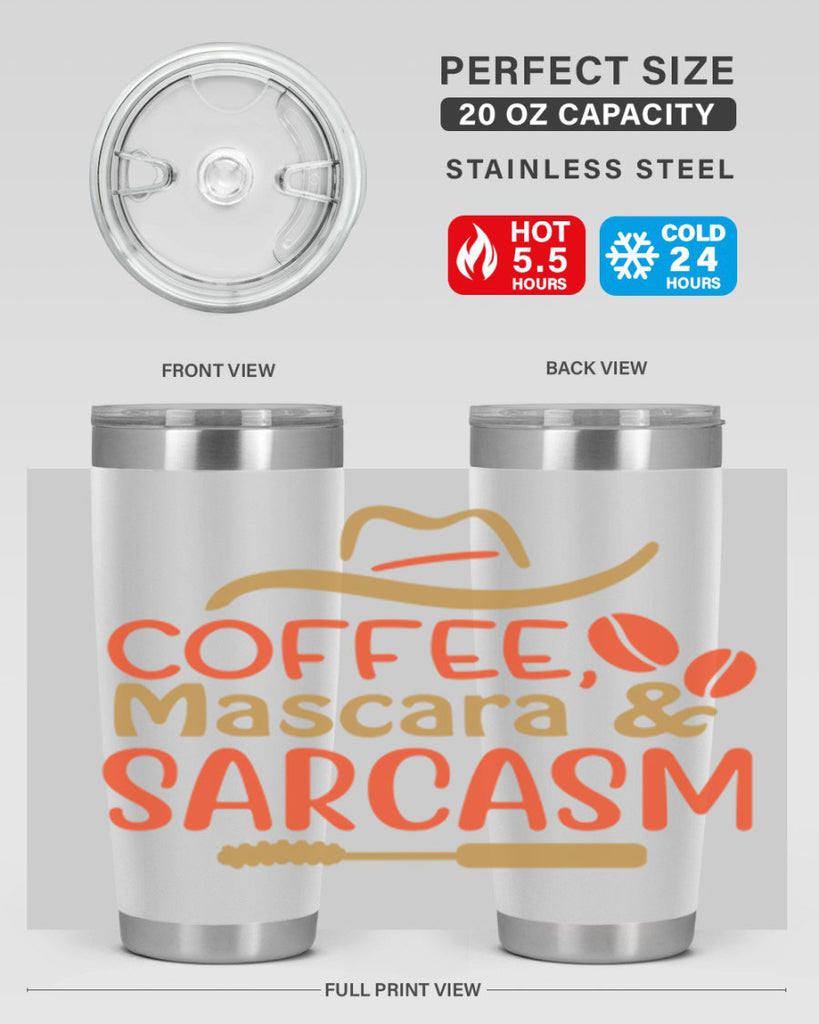 Coffee Mascara Sarcasm 21#- fashion- Cotton Tank