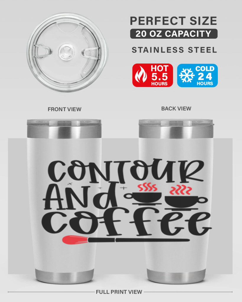 Contour And Coffee Style 242#- make up- Tumbler