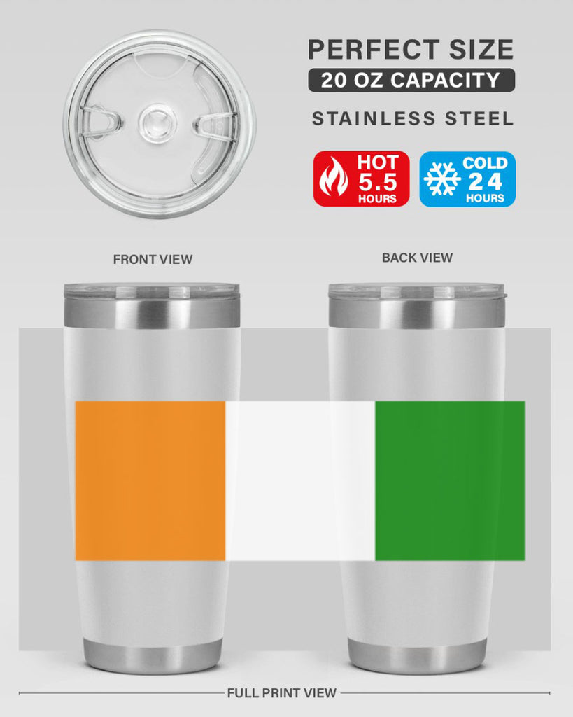 Cote dIvoire 156#- world flags- Tumbler