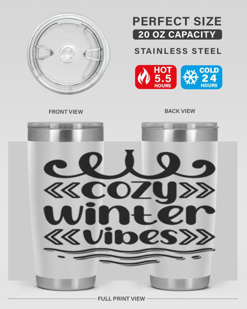 Cozy Winter Vibes 80#- winter- Tumbler
