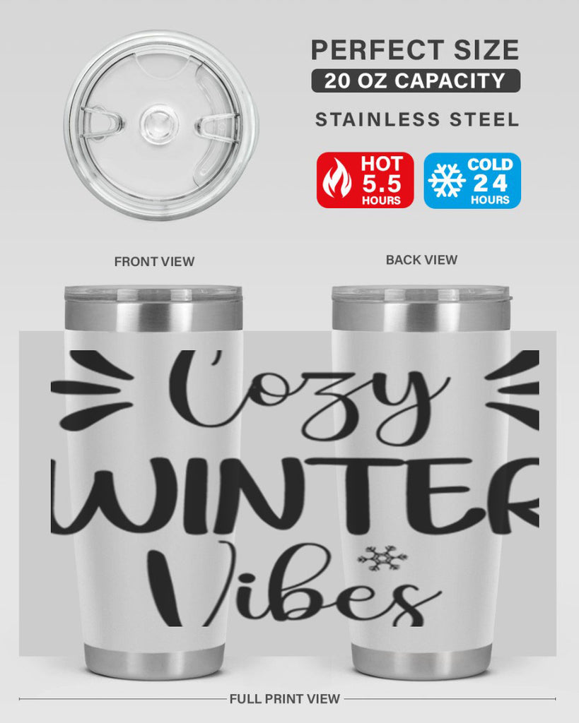 Cozy Winter Vibes76#- winter- Tumbler