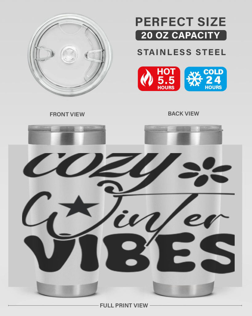 Cozy winter vibes 79#- winter- Tumbler