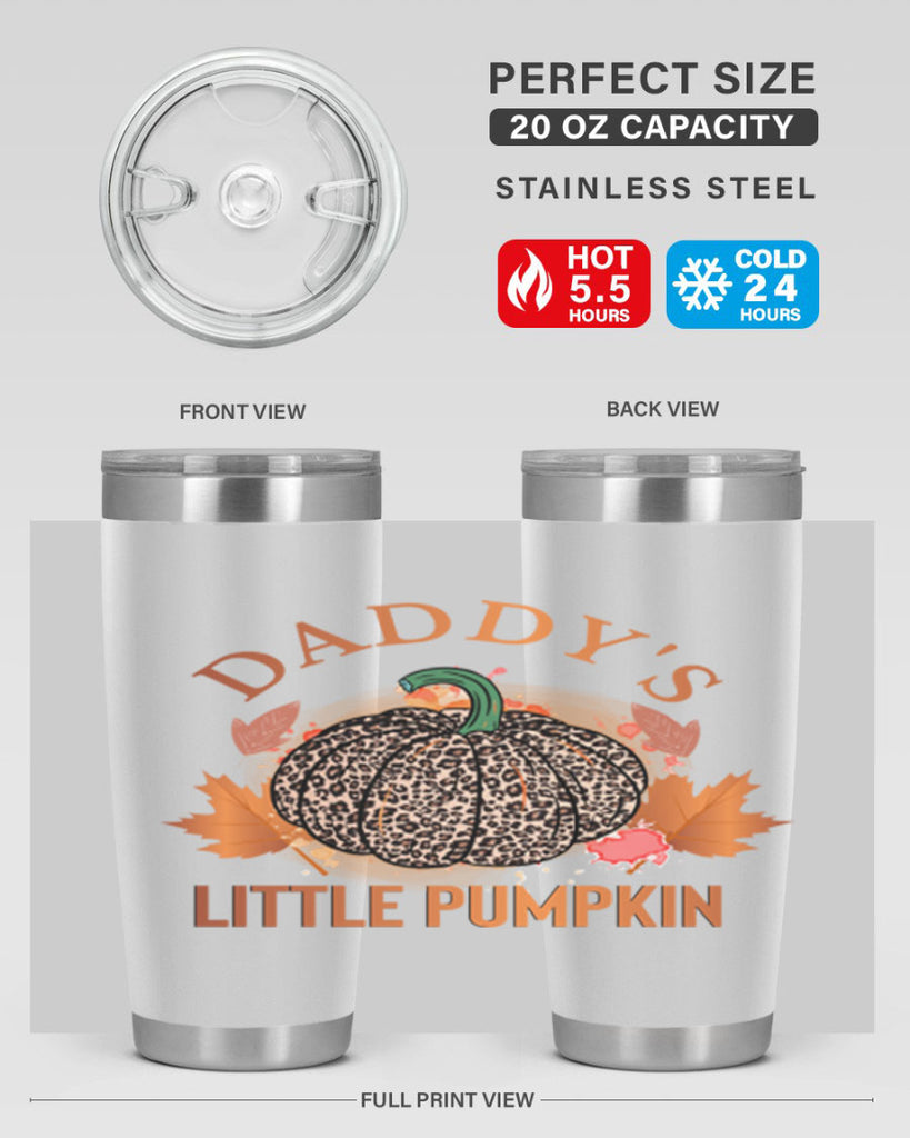 Daddys Little Pumpkin 67#- fall- Tumbler