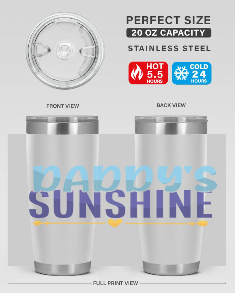 Daddys Sunshine 19#- dad- Tumbler