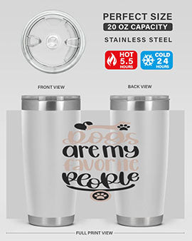 Dogs Are My Favorite People Style 23#- dog- Tumbler