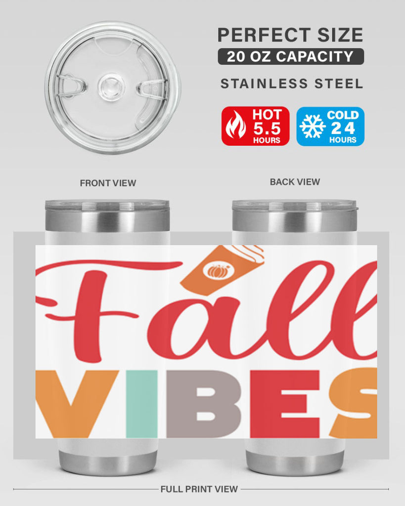 FallVibesdesign 166#- fall- Tumbler
