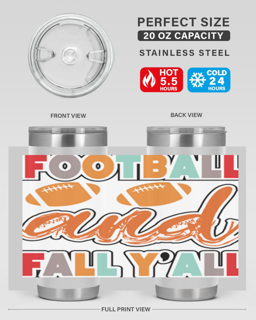 FootballandFallYall 186#- fall- Tumbler