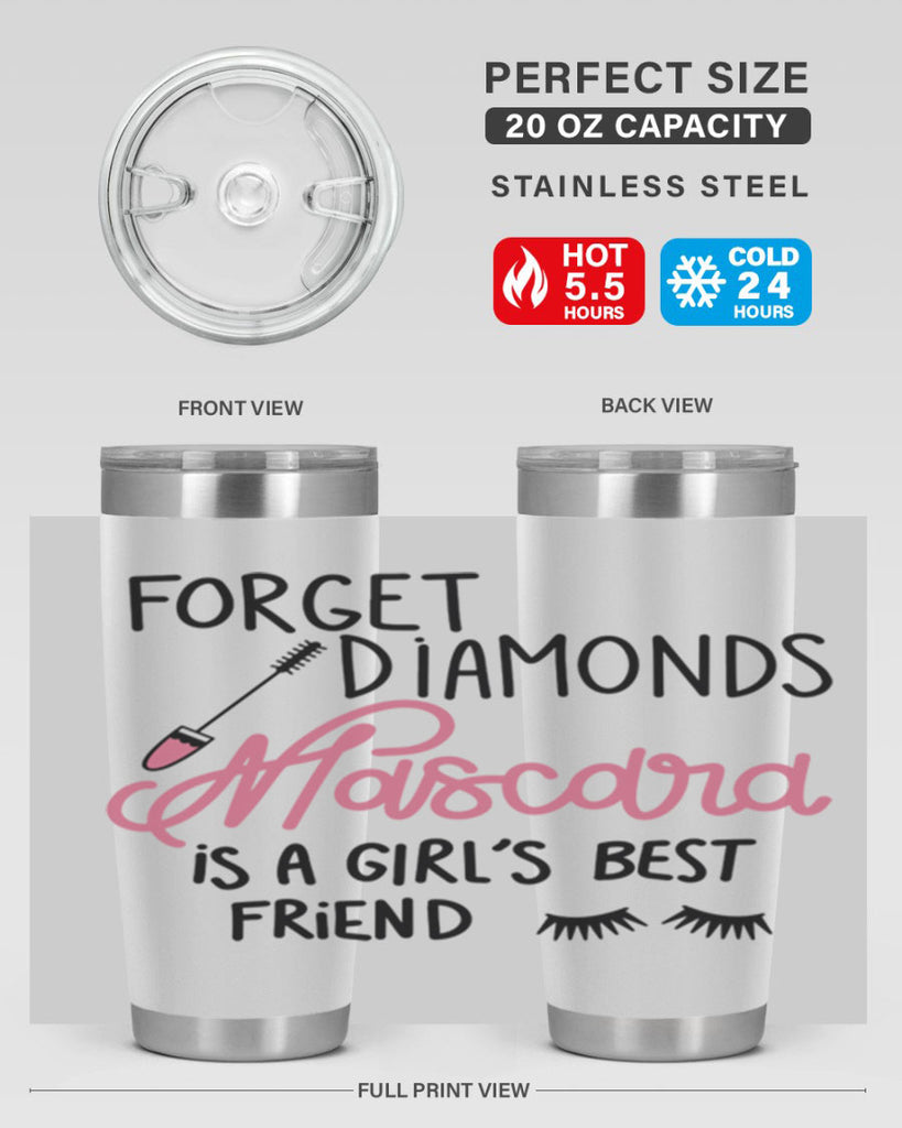 Forget Diamonds Mascara is a Girls Best Friend Style 100#- make up- Tumbler