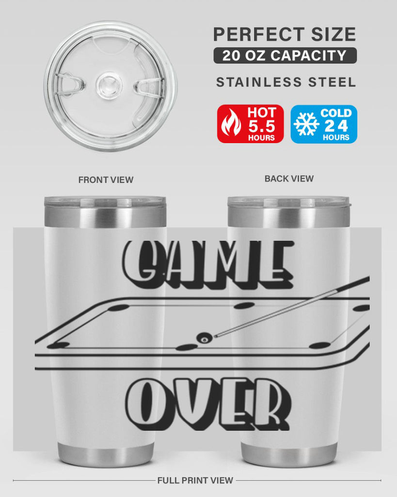 Game over 1218#- billards- Tumbler