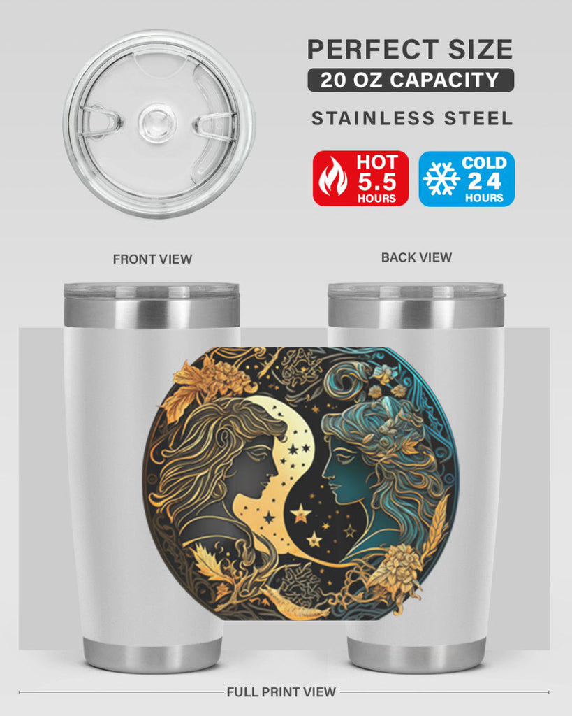 Gemini 216#- zodiac- Tumbler