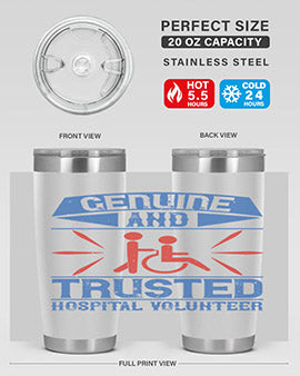 Genuine and Trusted Hospital Volunteer Style 2#- volunteer- Tumbler