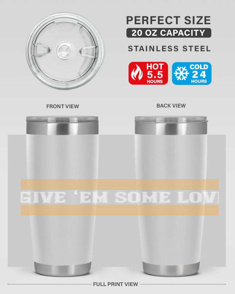 Give ‘em some love 2258#- badminton- Tumbler