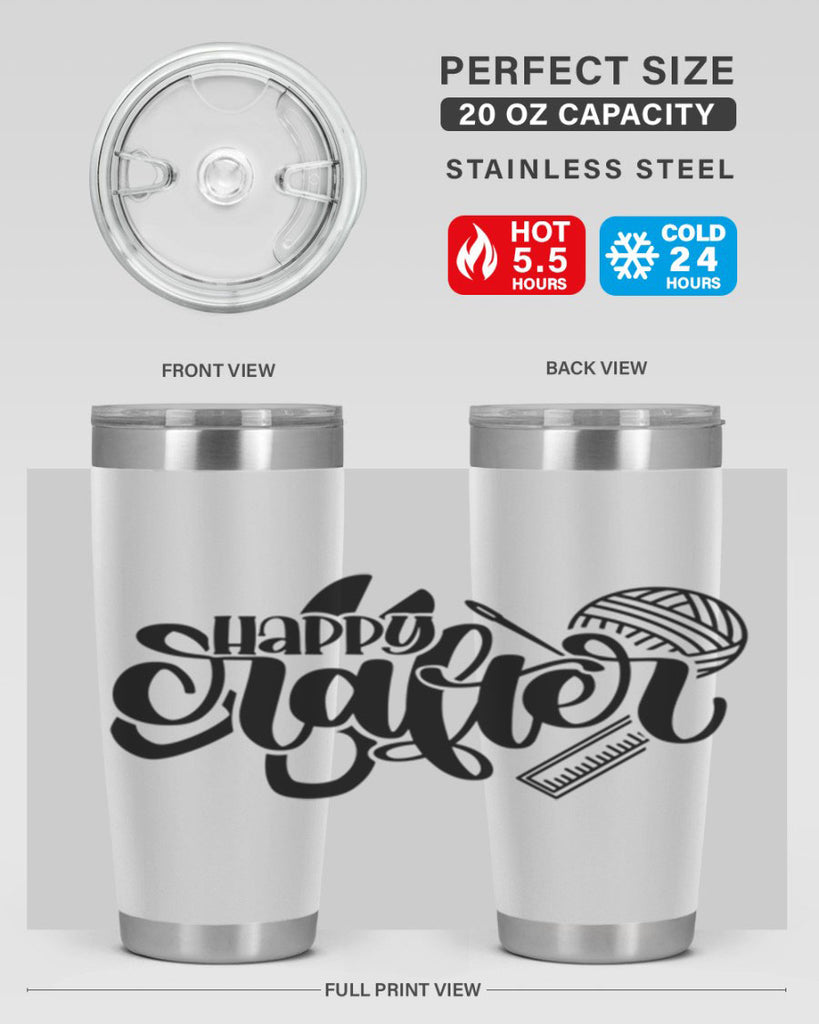 Happy Craften 24#- crafting- Tumbler