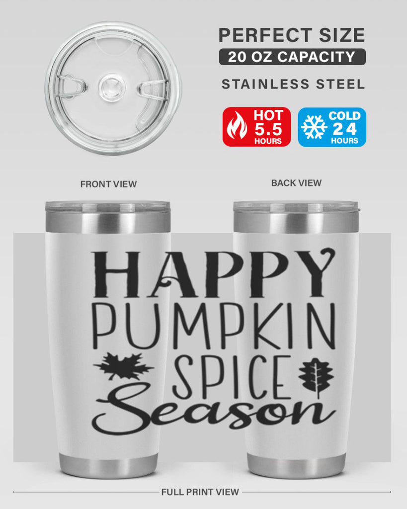 Happy Pumpkin Spice Sason 241#- fall- Tumbler