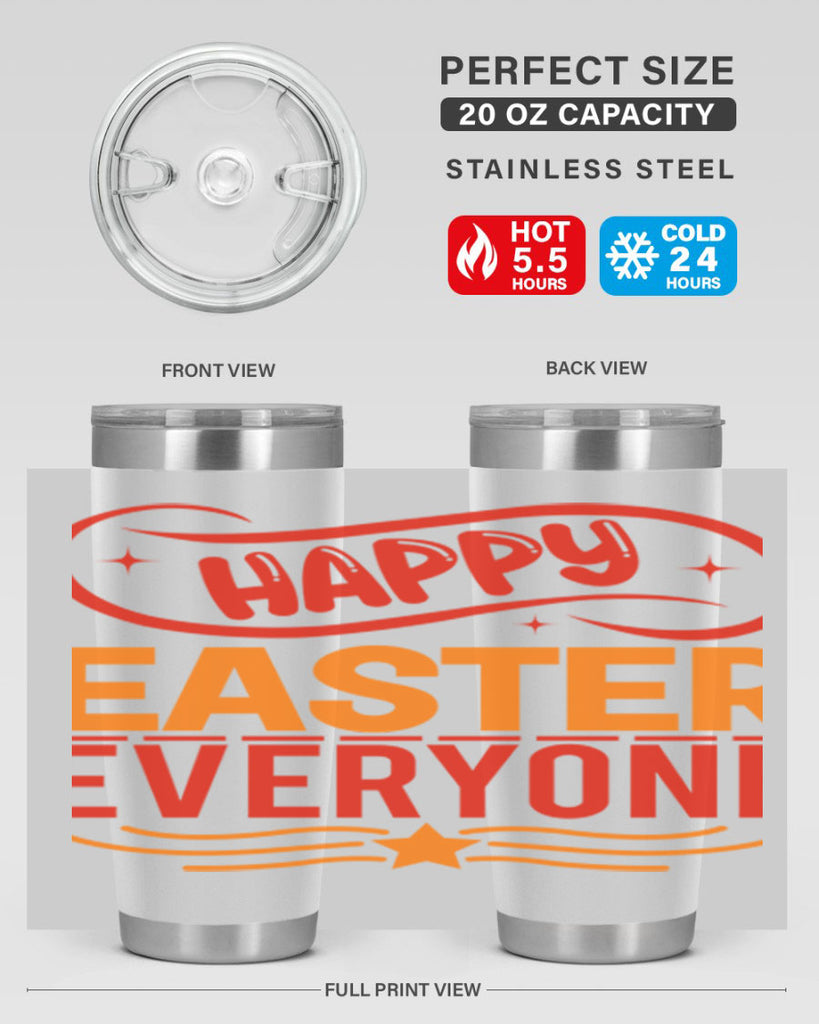 Happy easter everyone 155#- spring- Tumbler