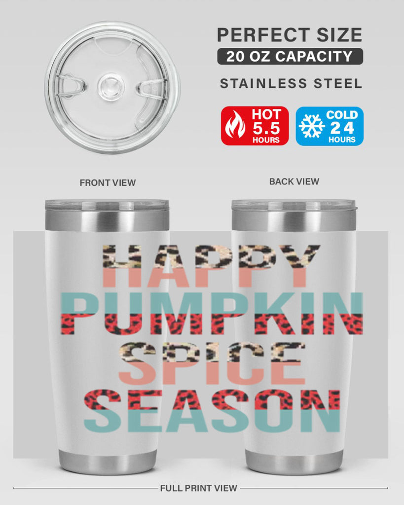 Happy pumpkin spice season 242#- fall- Tumbler