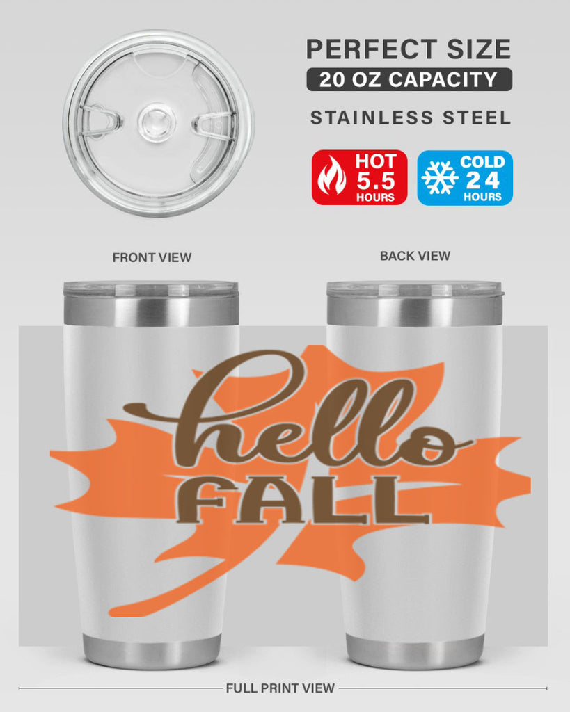 Hello Fall 273#- fall- Tumbler