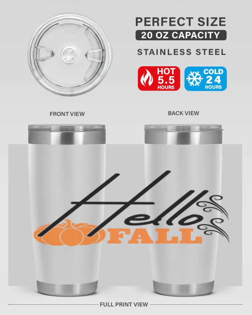 Hello Fall 281#- fall- Tumbler