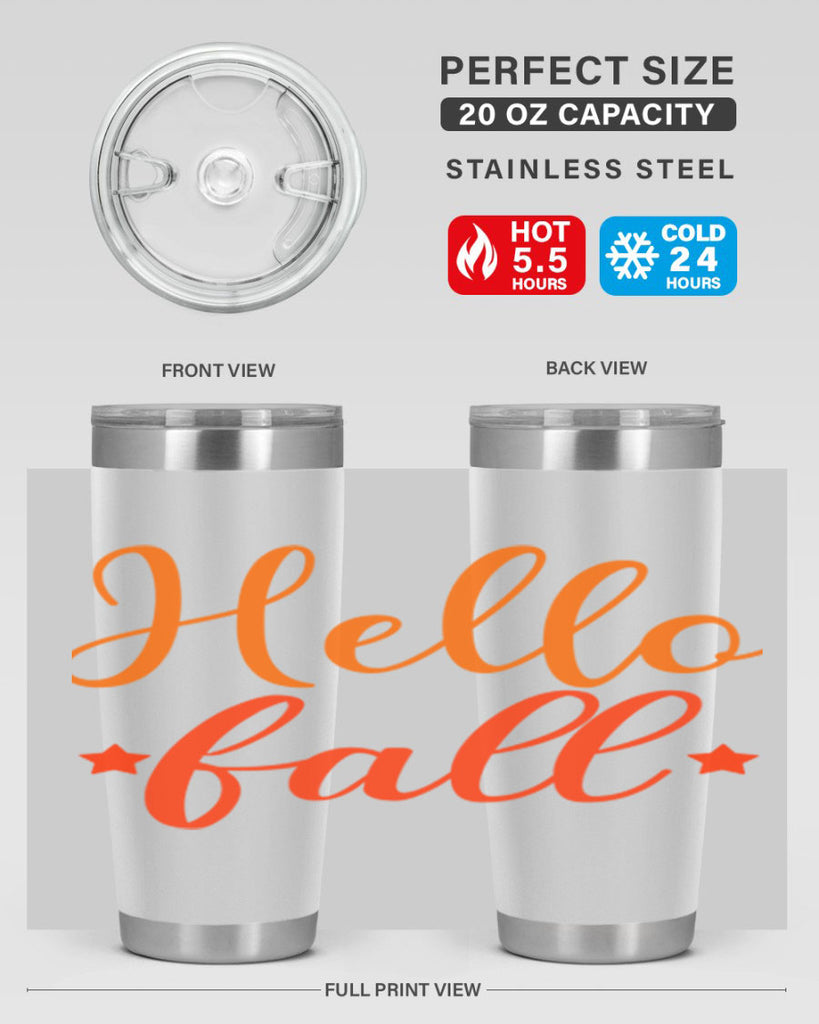 Hello Fall Design 278#- fall- Tumbler