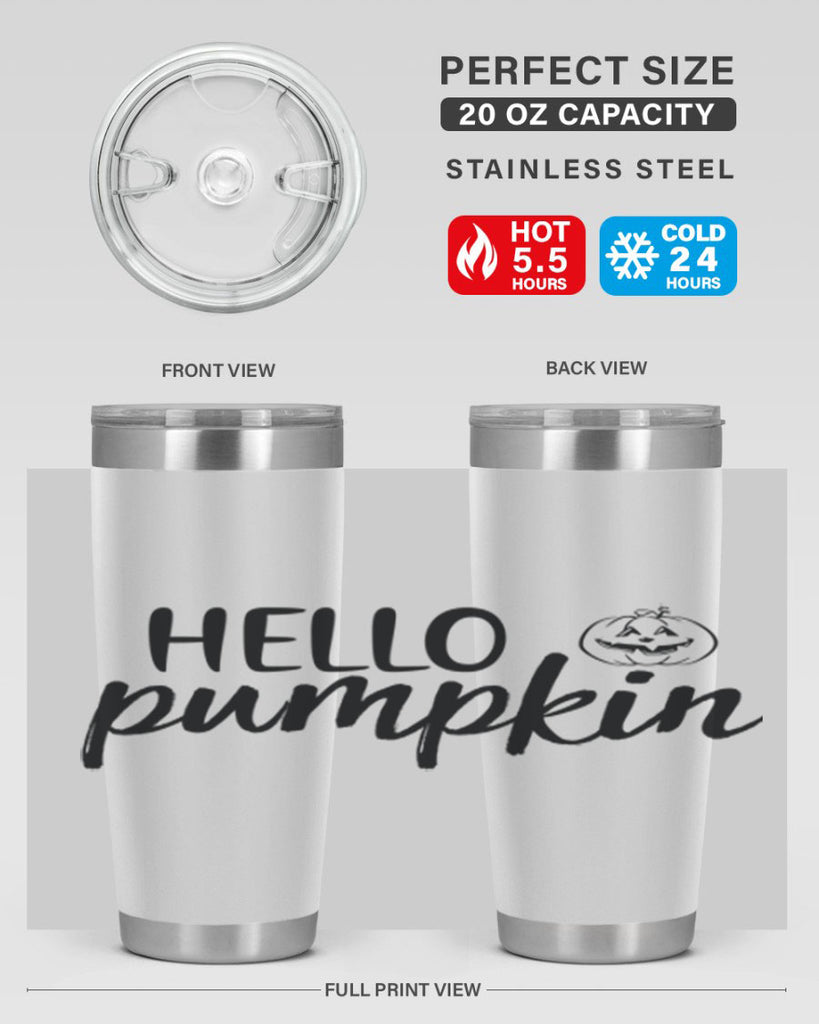 Hello Pumpkin 286#- fall- Tumbler