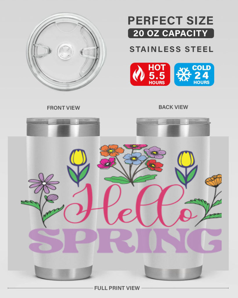 Hello Spring  233#- spring- Tumbler