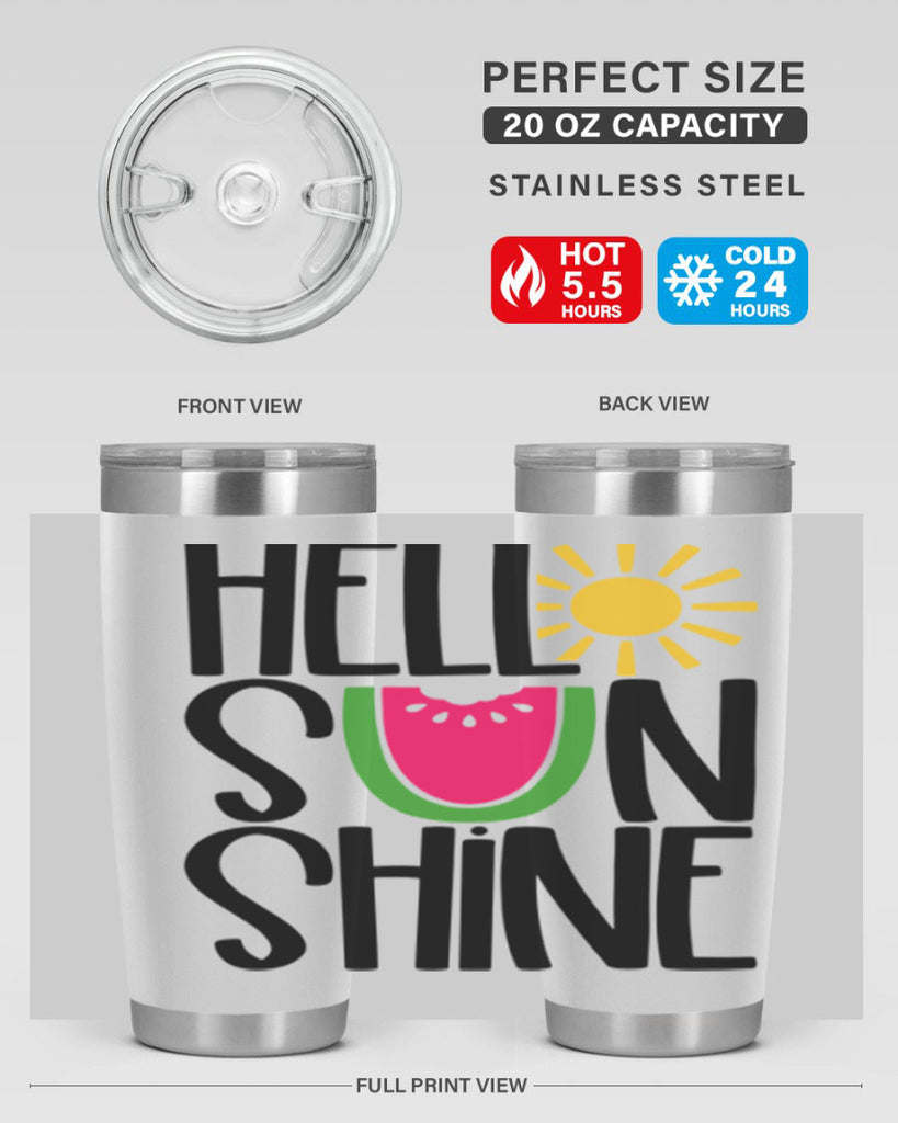 Hello Sunshine Style 37#- summer- Tumbler