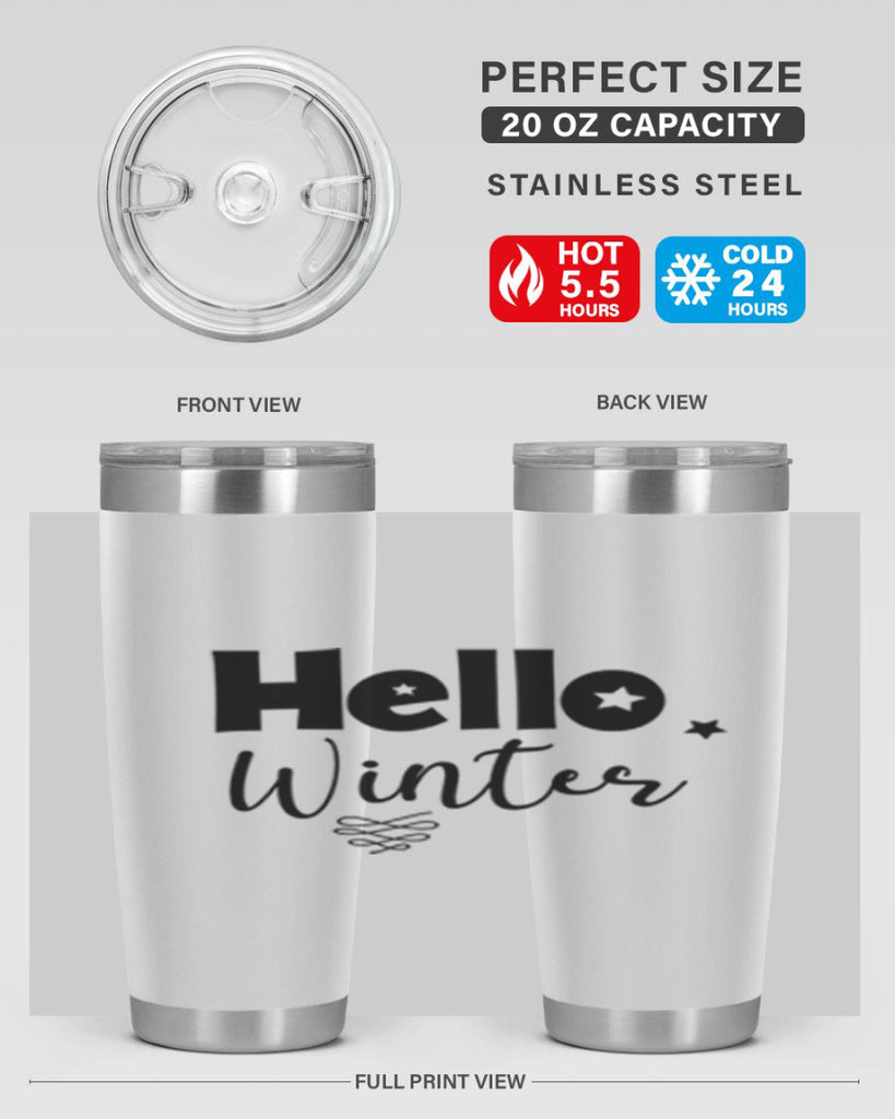 Hello Winter 170#- winter- Tumbler