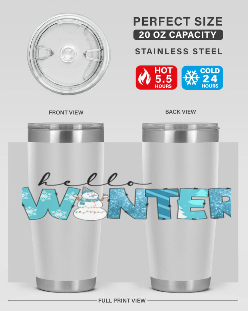 Hello Winter 188#- winter- Tumbler