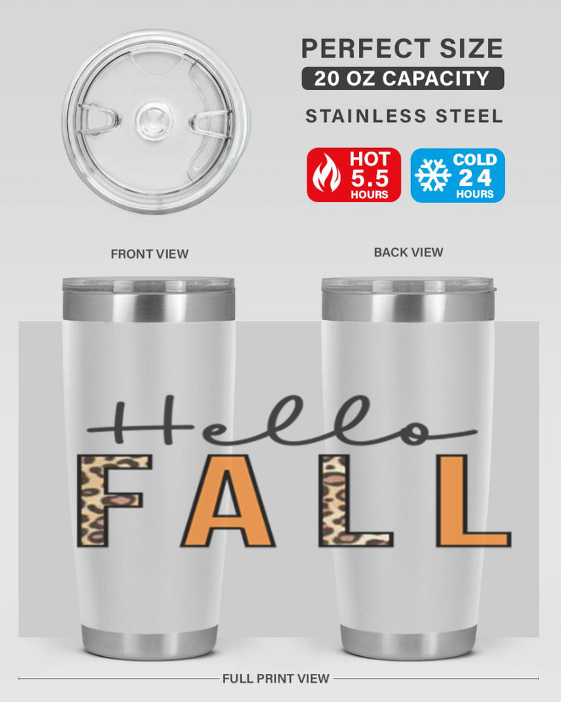 Hello fall 276#- fall- Tumbler