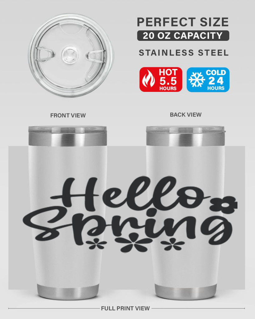 Hello spring  design 232#- spring- Tumbler