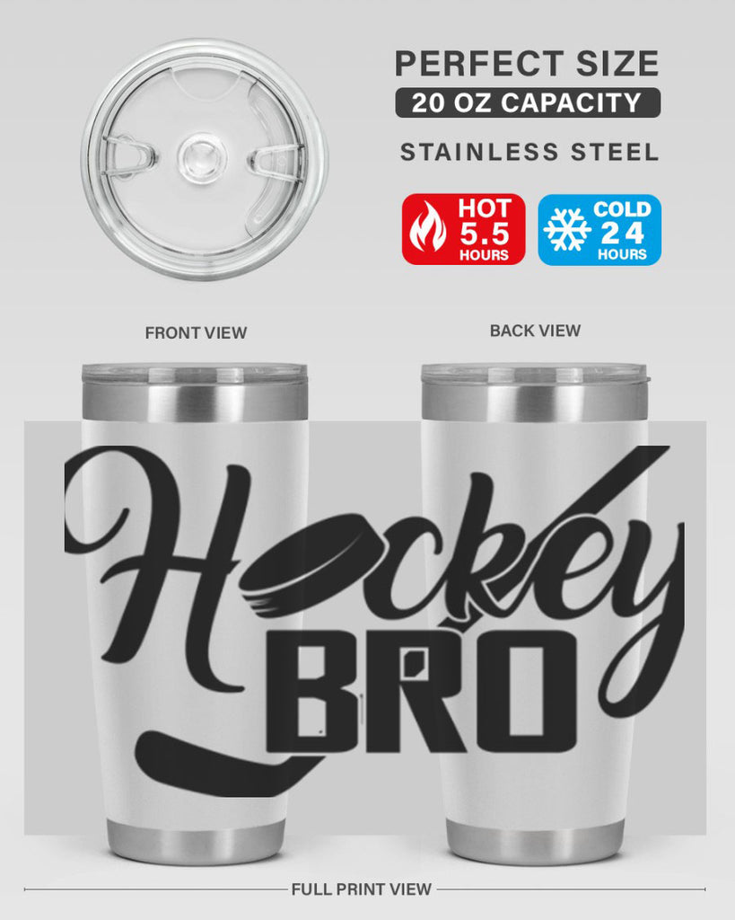 Hockey bro 1190#- hockey- Tumbler