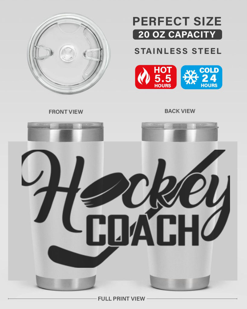 Hockey coach 1189#- hockey- Tumbler