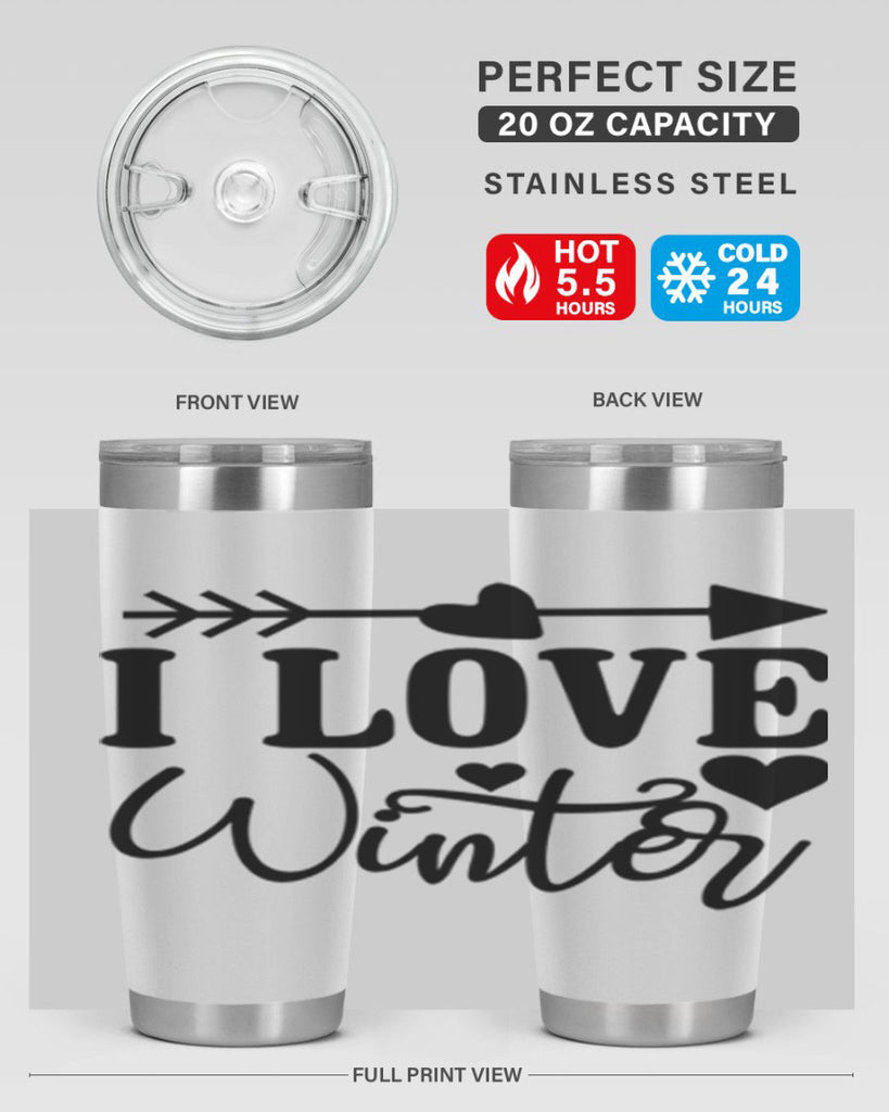 I Love Winter 227#- winter- Tumbler