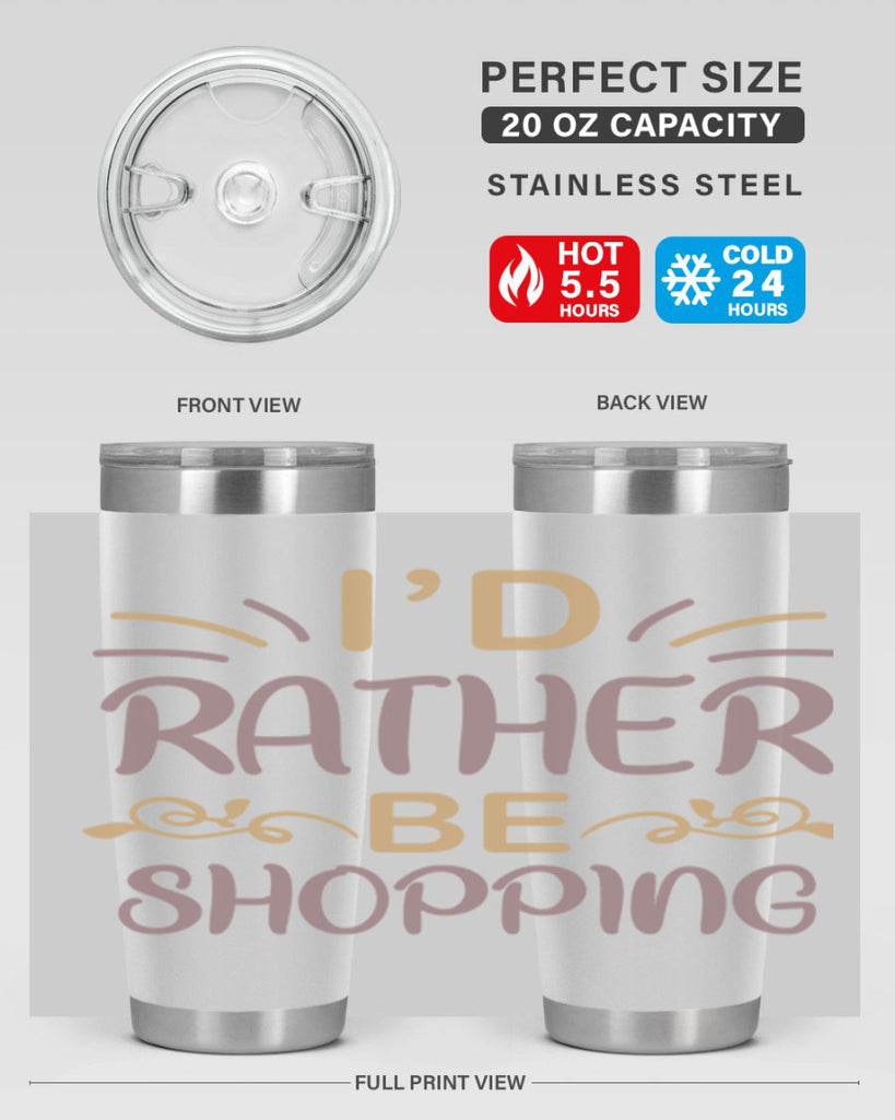 Id Rather Be Shopping 109#- fashion- Cotton Tank