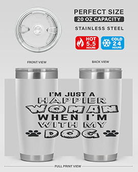 Im Just A Style 39#- dog- Tumbler
