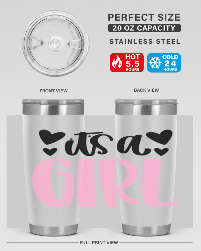 Its A Girl Style 79#- baby- tumbler
